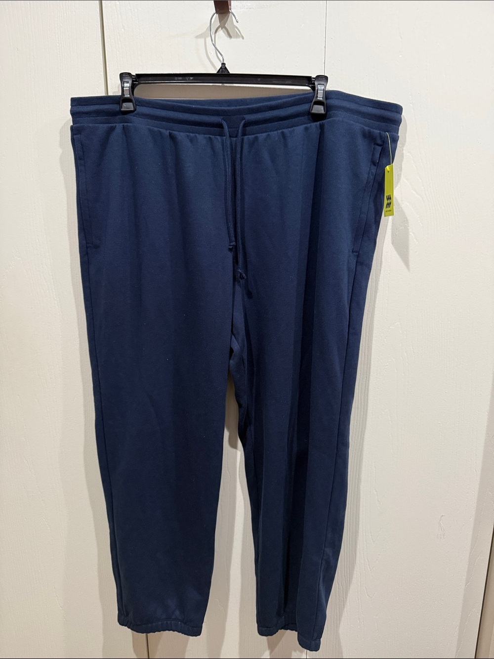 All In Motion Unisex Navy Drawstring Joggers w Zip Side Pockets XXL NWT
